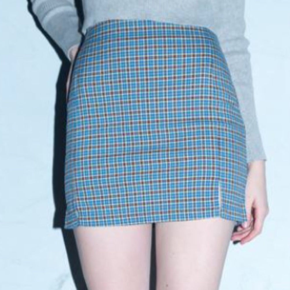 Blue Cara Skirt Brandy Melville